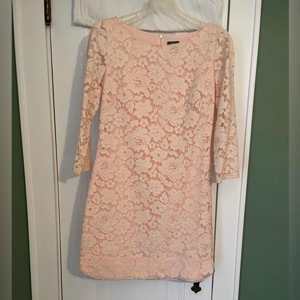 Vince Camuto - Pink Lace Dress, size 6